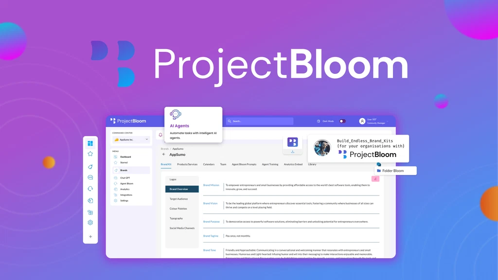 Projectbloom: Lifetime Deal